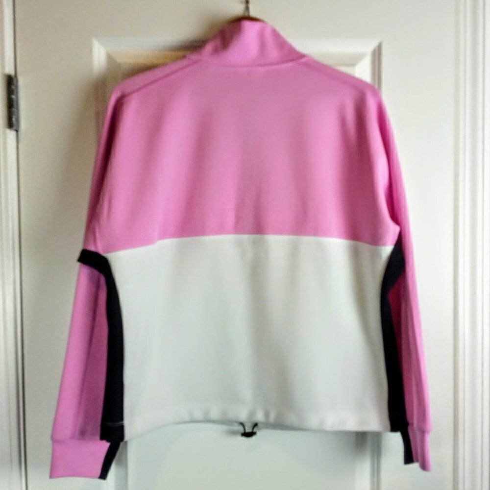 DKNY Sport Color Block 1/2 Zip Pullover Sweater - Picture 3 of 8